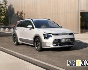 Goldenes Lenkrad fuer Kia Niro EV LoRes