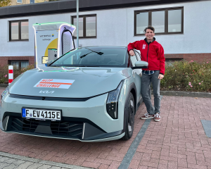 Kia EV4 bei WLTP Challenge mit niedrigstem Stromverbrauch 02 Matthias Bruegge AUTO BILD