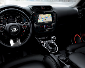 kia soul my17 main dashboard high spec with navigation