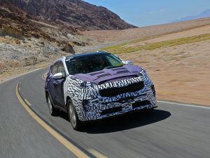 Death Valley hot weather test for all-new Kia Sportage