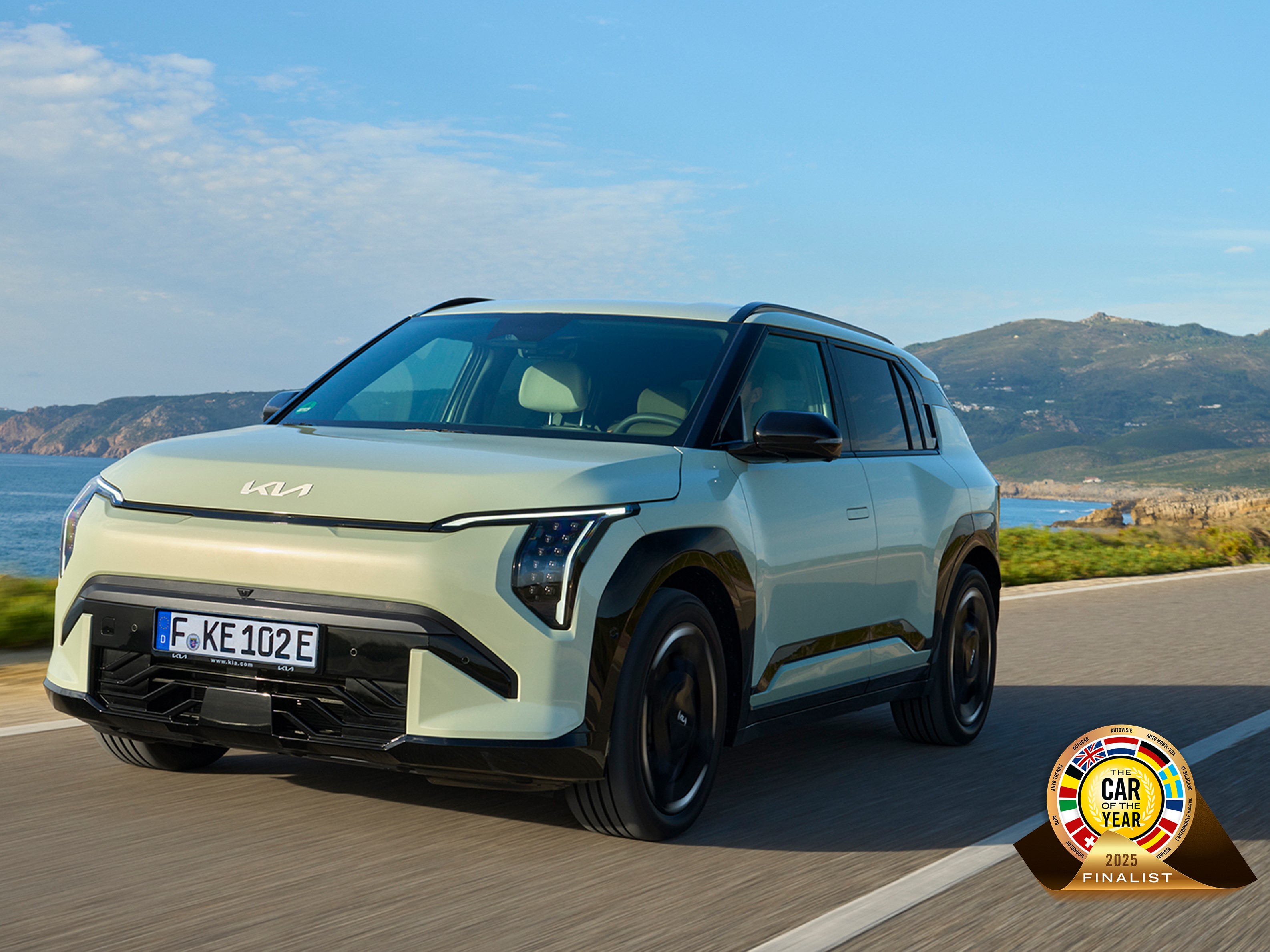 Kia EV3 en lice pour le titre de Voiture de l'Année 2025