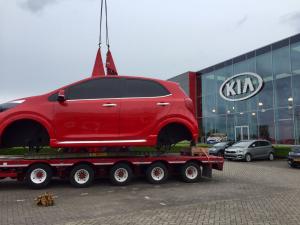 Kia zorgt voor spektakel langs de A2